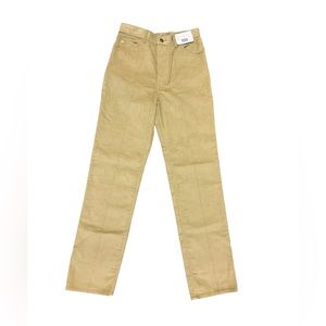 Vintage 1970s Levi’s Women’s Corduroy Pants Tan Made in USA Size 11 NWT